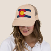 Colorado Flag Trucker Hat Trucker Pet (In situ)