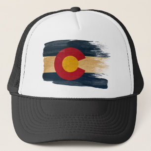 Colorado Flag Trucker Hat Trucker Pet