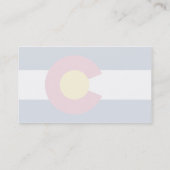 Colorado Flag Visitekaartje (Achterkant)