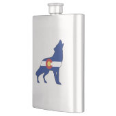 Colorado Flag Wolf Flacon (Links)