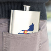 Colorado Flag Wolf Flacon (Voorbeeld)