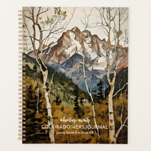 Colorado Fourteener Mountain Art CO 14ers Journal