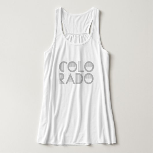 Colorado Graphic Text Tanktop (Design voorkant)