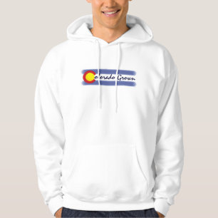 Colorado Grown vlag symbool inheemse hoodie