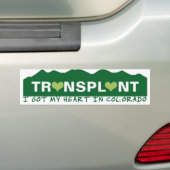 Colorado Heart Transplant Bumpersticker (Op auto)