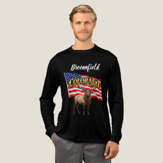 Colorado Heren Bella+Canvas Lange Mouw Donker Tri-Blend Shirt