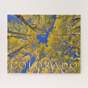 Colorado herfst Espenbos in de herfst Legpuzzel
