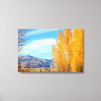 Colorado Herfst Vista Wrapped Canvas