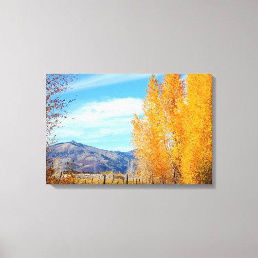 Colorado Herfst Vista Wrapped Canvas (Voorkant)