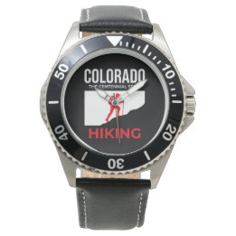 Colorado Hiking – The Centennial State USA Horloge