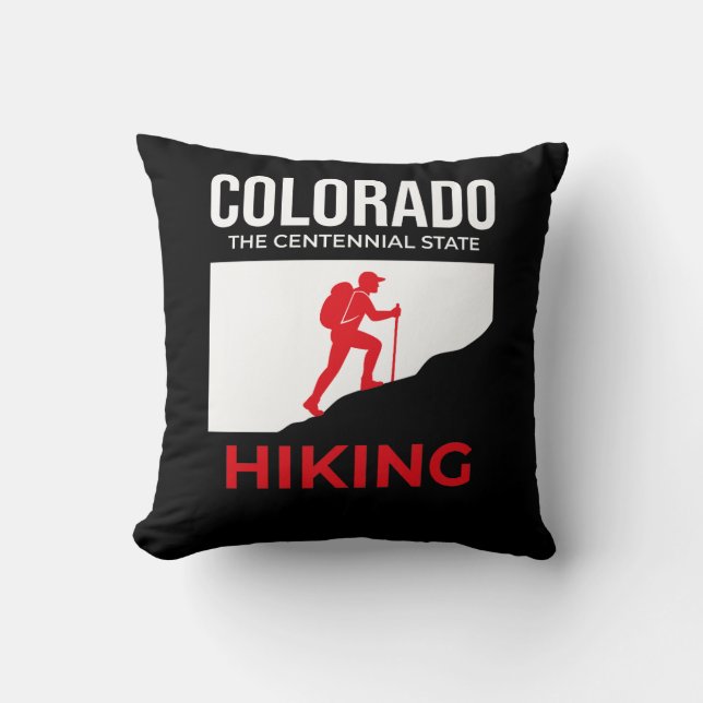 Colorado Hiking – The Centennial State USA Kussen (Voorkant)