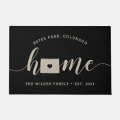 Colorado Home State Personalized Deurmat (Voorkant)