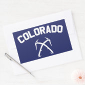 Colorado Ice Climming Rechthoekige Sticker (Envelop)