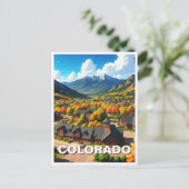 Colorado in de herfst briefkaart (Staand voorkant)