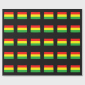Colorado in Rasta kleuren Cadeaupapier (Vlak)