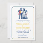 Colorado Invitation de mariage couple avec code QR (Devant)
