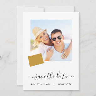 Colorado Kaart Foto Wedding Save the Date Kaart
