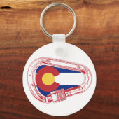Colorado Klim Carabiner Sleutelhanger (Voorkant)