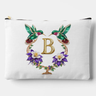 Colorado Kolibrie & Akelei Letter B Bruiloft Etui