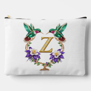 Colorado Kolibrie & Akelei Letter Z Bruiloft Etui