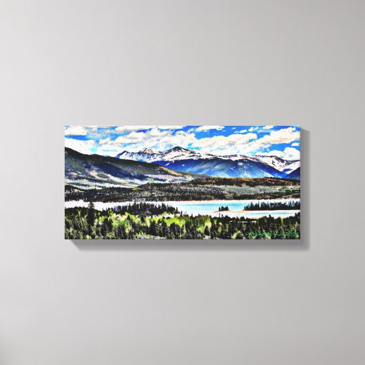 Colorado Lake Canvas Afdruk (Voorkant)
