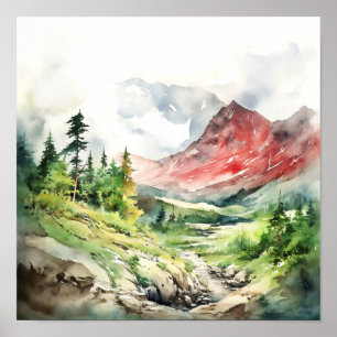 Colorado Landschapskunst Poster