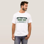 Colorado Licence Bord T-shirt (Voorkant volledig)