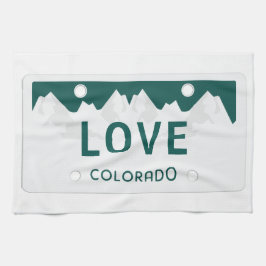 Colorado Licence Bord Theedoek