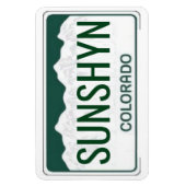 Colorado License Bord Flexible Magneet (Verticaal)