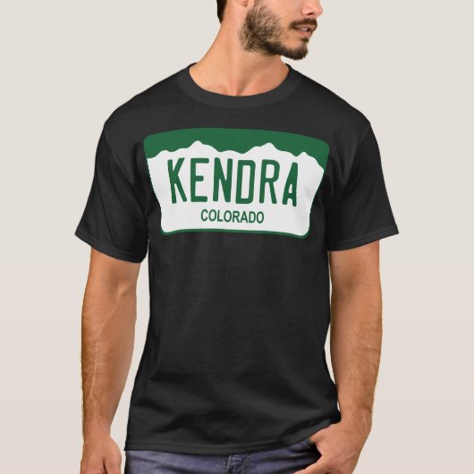 Colorado License Bord - T-shirt (Voorkant)