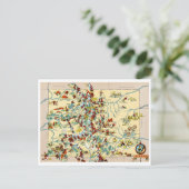 Colorado  Map Briefkaart (Staand voorkant)