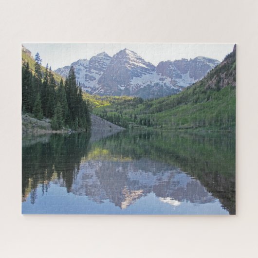 Colorado Maroon Bells Mountain Landcape Puzzle (Horizontal)