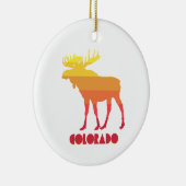 Colorado Moose Keramisch Ornament (Rechts)
