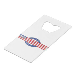 Colorado-Mountain-and-USA-Flag-Grey Kredietkaart Flessenopener