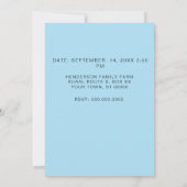 Colorado Mountain Family Reunion Invitation (Dos)