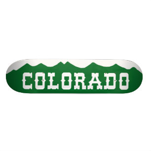 Colorado Mountain Range Schaats Deck Skateboard