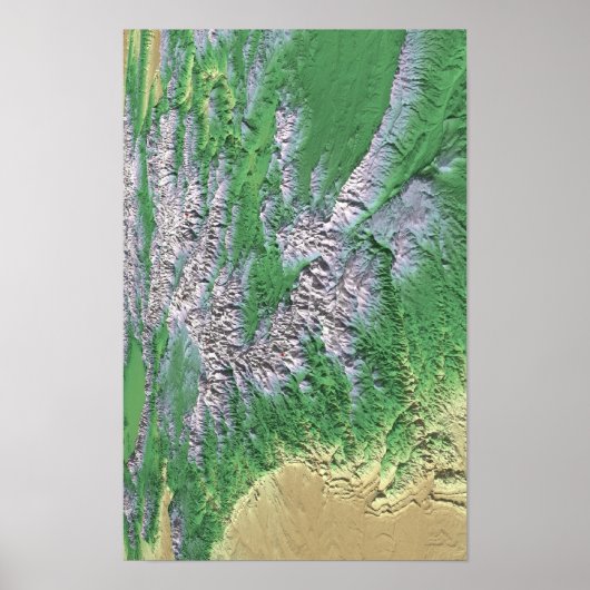 Colorado Mountain Ranges Poster (Voorkant)
