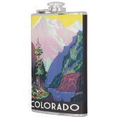  Colorado Mountain Scene Heupfles (Links)