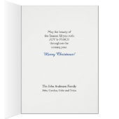 Colorado Mountain Snow-kerstkaart (Binnen (Rechts))