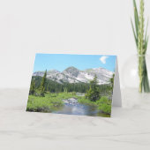 Colorado Mountain Stream Beauté Carte de voeux (Devant)