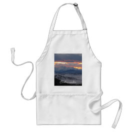 Colorado Mountain Sunset Apron Standaard Schort