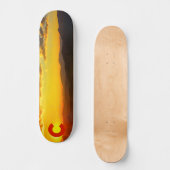 Colorado Mountain Sunset II Skateboard Deck (Recto)