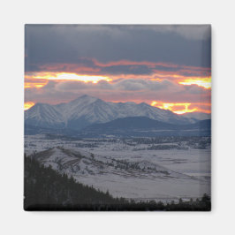 Colorado Mountain Sunset Magnet Magneet