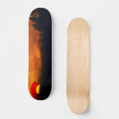 Colorado Mountain Sunset Skateboard (Voorkant)
