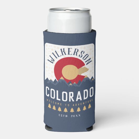 Colorado Mountains Co Vlag Souvenirs (Seltzer Voorkant)