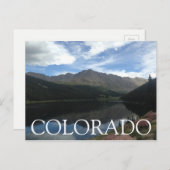 Colorado Mountains en het meer Briefkaart (Voorkant / Achterkant)