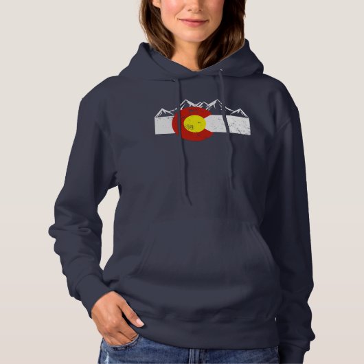 Colorado Mountains  Hoodie (Voorkant)
