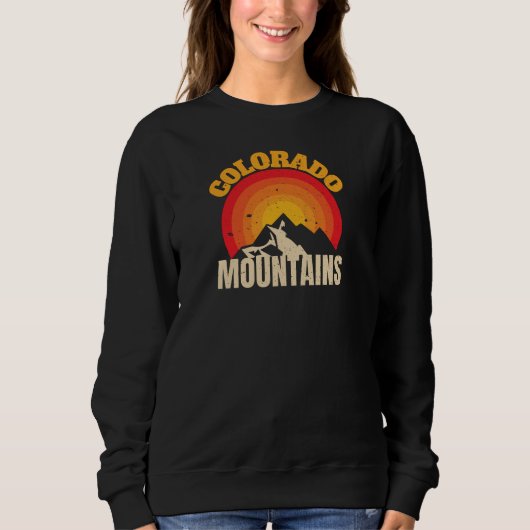 Colorado Mountains  Hoodie Trui (Voorkant)