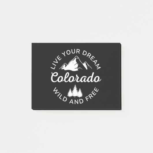 Colorado Mountains Post-it® Notes (Voorkant)