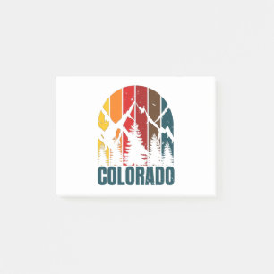Colorado Mountains Retro Post-it® Notes